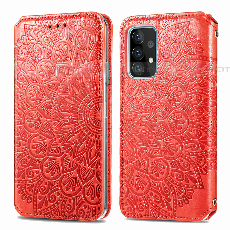 Coque Portefeuille Motif Fantaisie Livre Cuir Etui Clapet S01D pour Samsung Galaxy A52 5G Plus