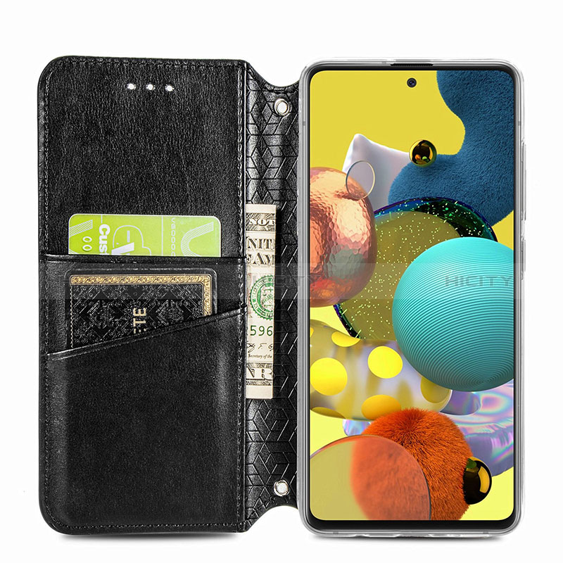 Coque Portefeuille Motif Fantaisie Livre Cuir Etui Clapet S01D pour Samsung Galaxy A71 4G A715 Plus