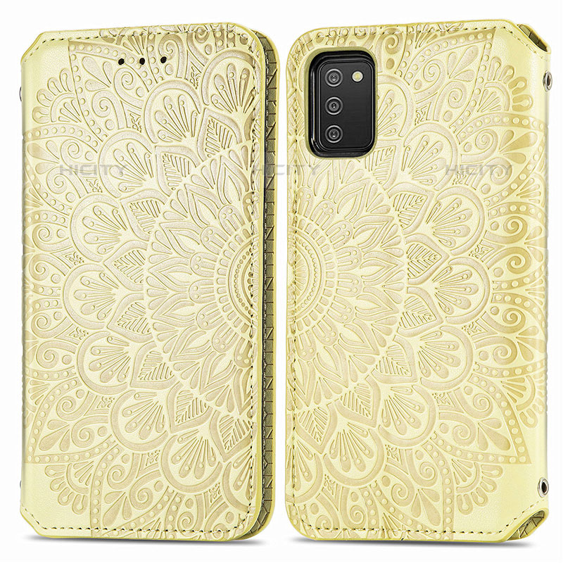 Coque Portefeuille Motif Fantaisie Livre Cuir Etui Clapet S01D pour Samsung Galaxy M02s Plus