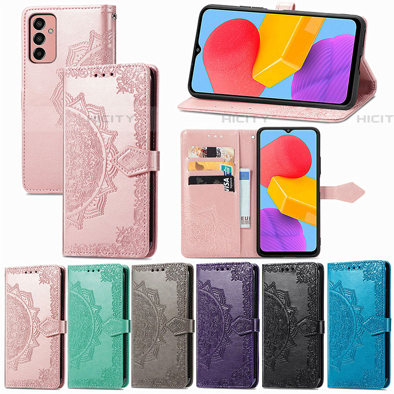 Coque Portefeuille Motif Fantaisie Livre Cuir Etui Clapet S01D pour Samsung Galaxy M13 4G Plus