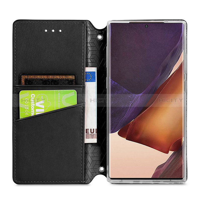 Coque Portefeuille Motif Fantaisie Livre Cuir Etui Clapet S01D pour Samsung Galaxy Note 20 5G Plus