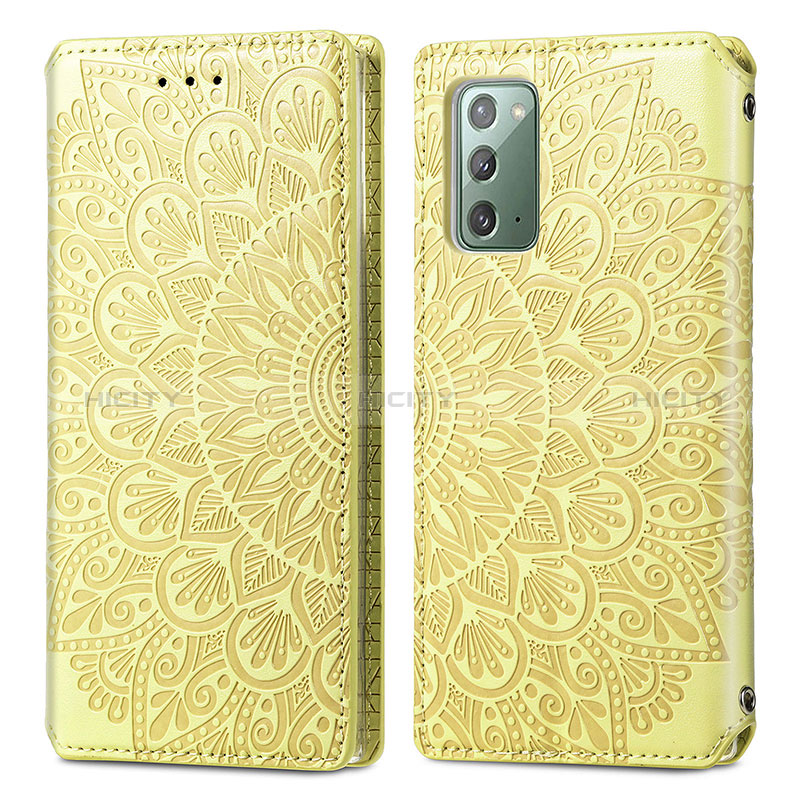 Coque Portefeuille Motif Fantaisie Livre Cuir Etui Clapet S01D pour Samsung Galaxy Note 20 5G Plus