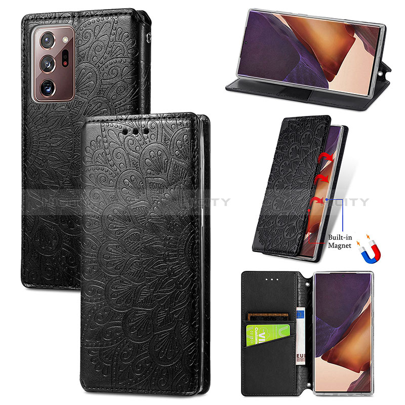 Coque Portefeuille Motif Fantaisie Livre Cuir Etui Clapet S01D pour Samsung Galaxy Note 20 Ultra 5G Plus