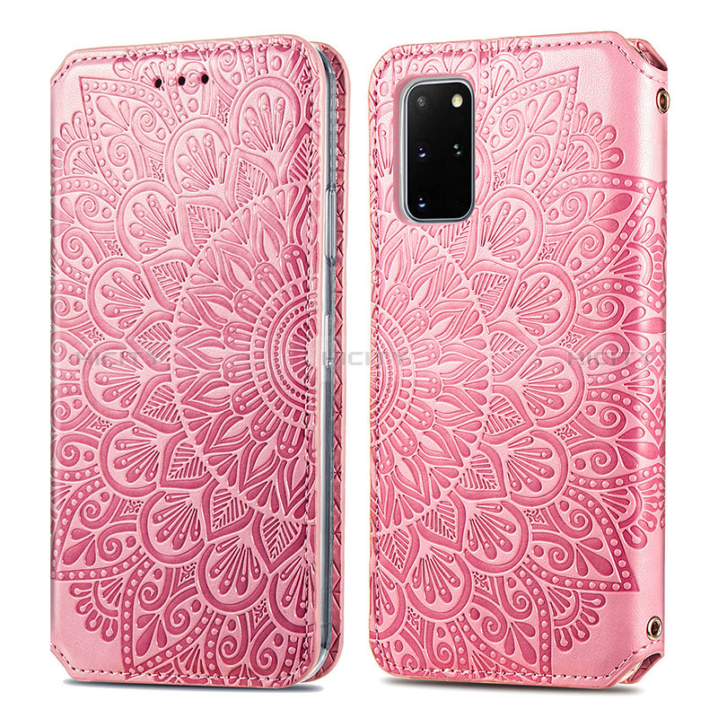 Coque Portefeuille Motif Fantaisie Livre Cuir Etui Clapet S01D pour Samsung Galaxy S20 Plus Plus