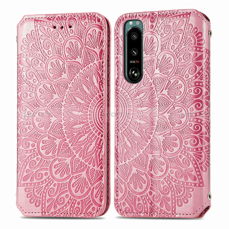 Coque Portefeuille Motif Fantaisie Livre Cuir Etui Clapet S01D pour Sony Xperia 5 IV Plus