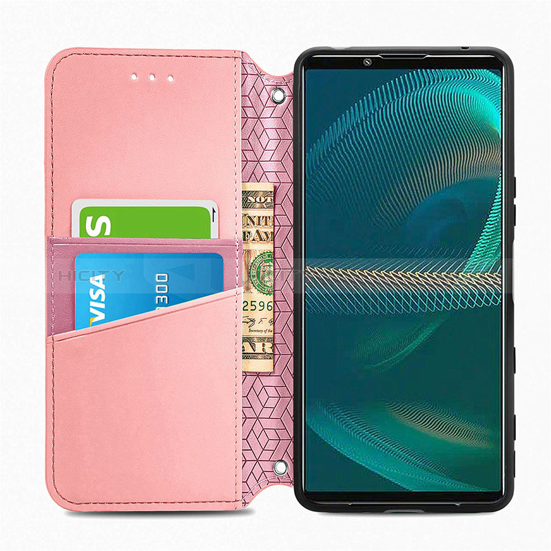 Coque Portefeuille Motif Fantaisie Livre Cuir Etui Clapet S01D pour Sony Xperia 5 IV Plus