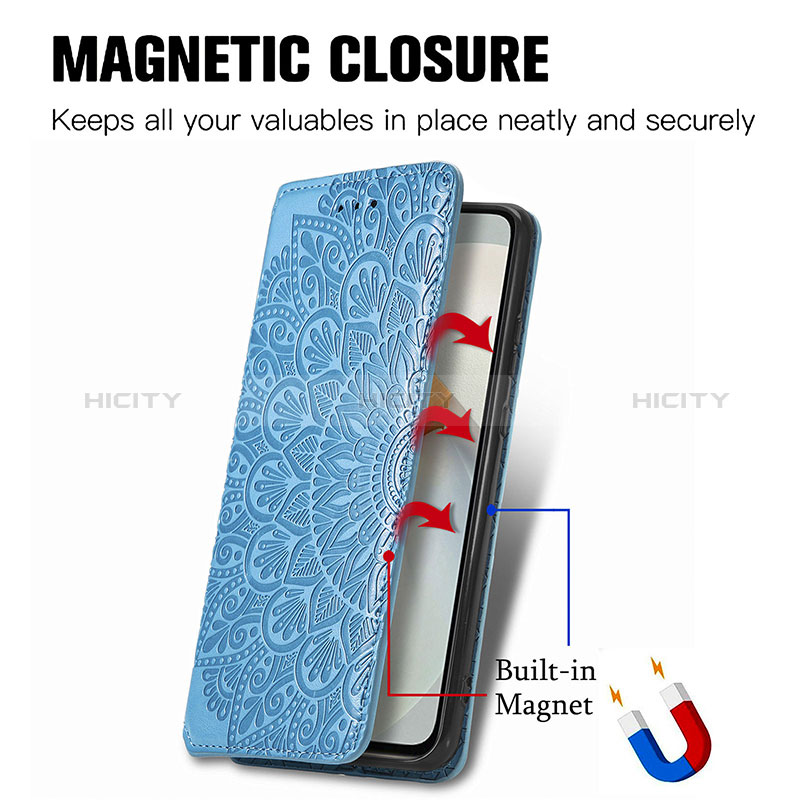 Coque Portefeuille Motif Fantaisie Livre Cuir Etui Clapet S01D pour Vivo V23 5G Plus