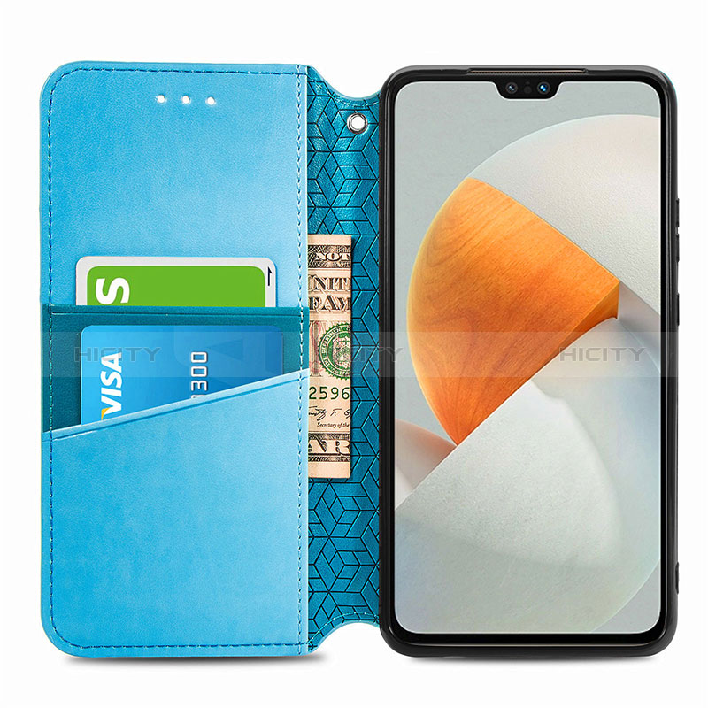 Coque Portefeuille Motif Fantaisie Livre Cuir Etui Clapet S01D pour Vivo V23 5G Plus