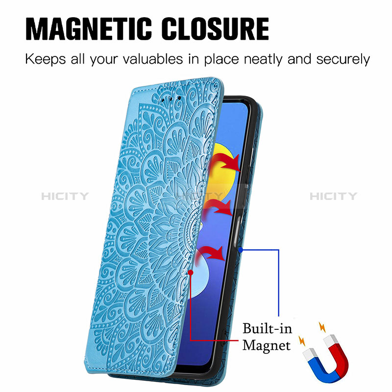 Coque Portefeuille Motif Fantaisie Livre Cuir Etui Clapet S01D pour Vivo Y72 5G Plus