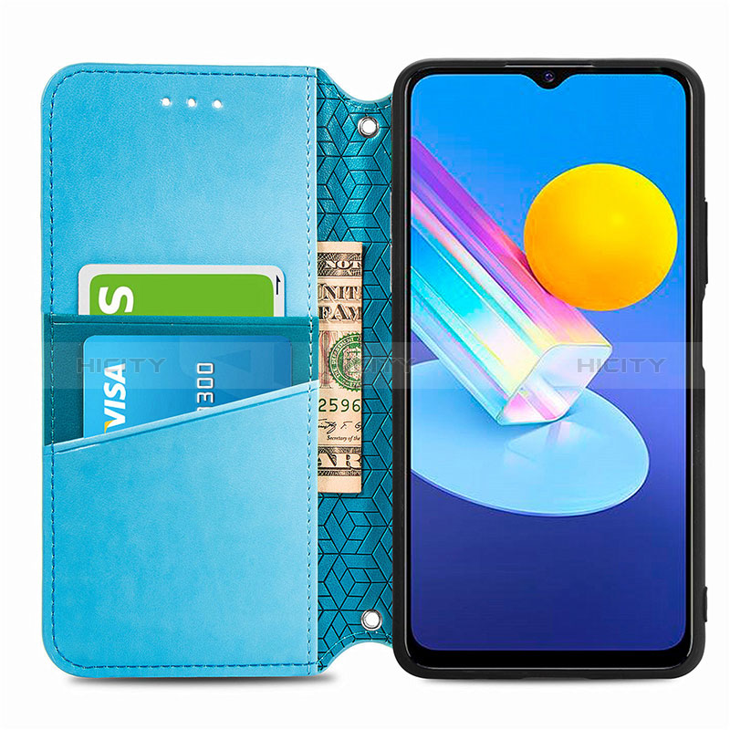 Coque Portefeuille Motif Fantaisie Livre Cuir Etui Clapet S01D pour Vivo Y72 5G Plus