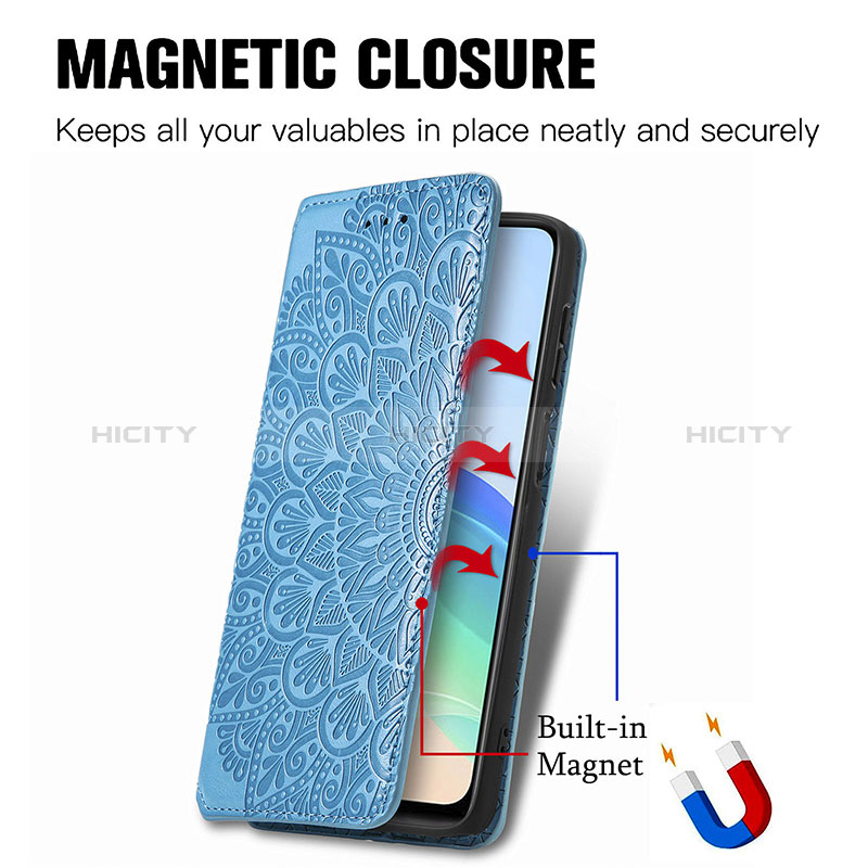 Coque Portefeuille Motif Fantaisie Livre Cuir Etui Clapet S01D pour Vivo Y76 5G Plus