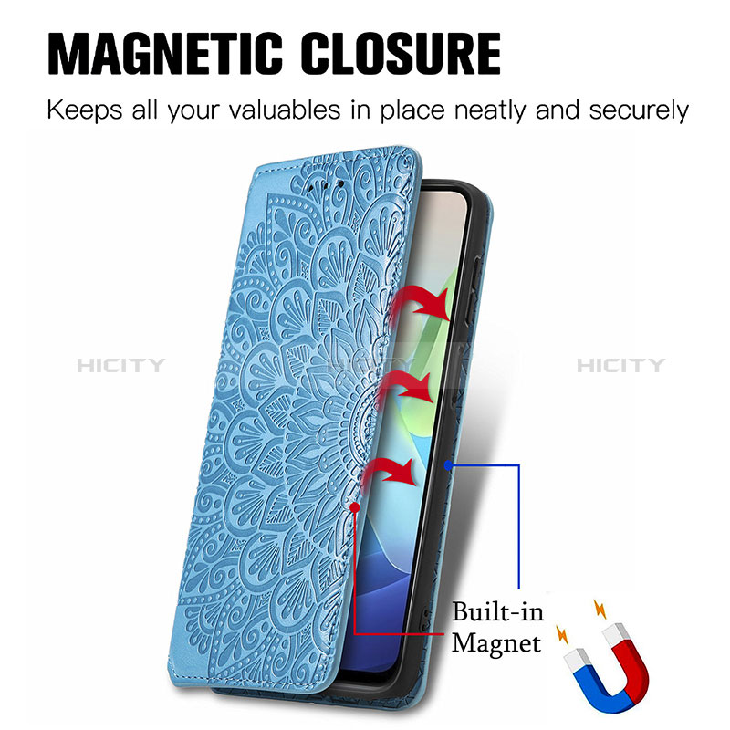 Coque Portefeuille Motif Fantaisie Livre Cuir Etui Clapet S01D pour Vivo Y76s 5G Plus