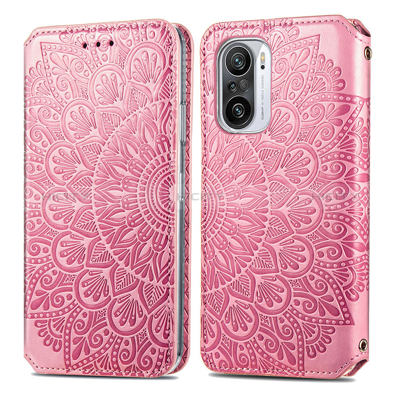 Coque Portefeuille Motif Fantaisie Livre Cuir Etui Clapet S01D pour Xiaomi Poco F3 5G Plus