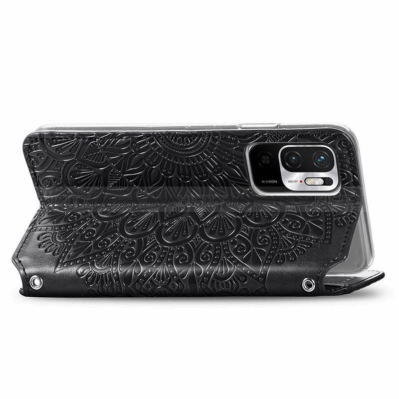 Coque Portefeuille Motif Fantaisie Livre Cuir Etui Clapet S01D pour Xiaomi POCO M3 Pro 5G Plus