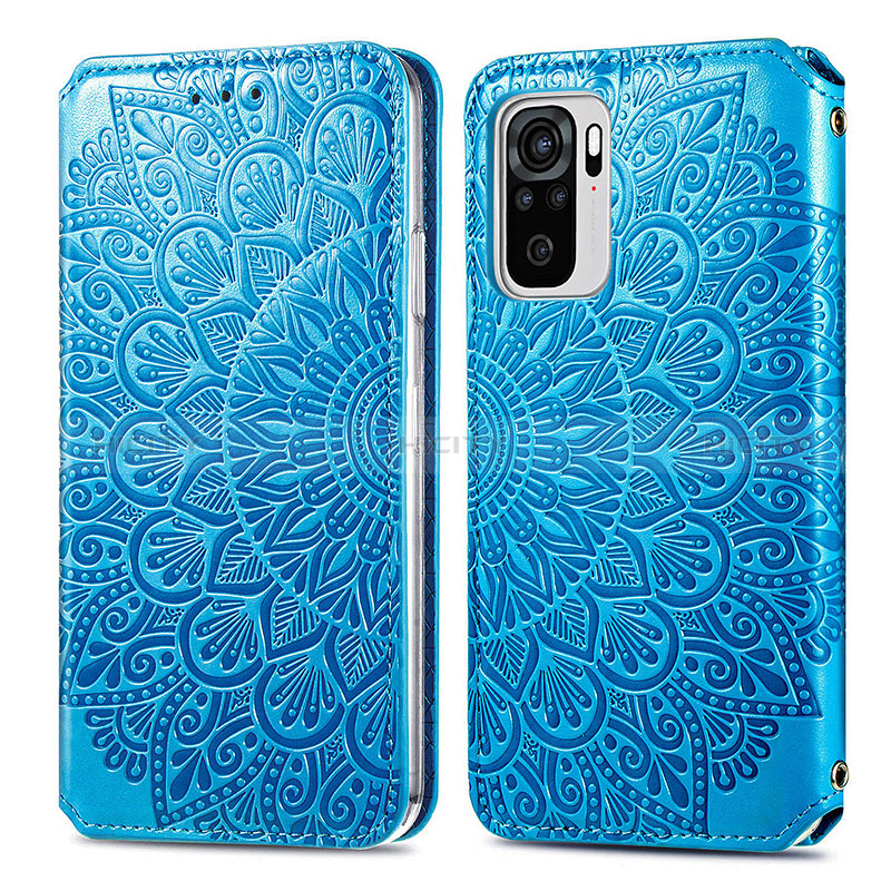 Coque Portefeuille Motif Fantaisie Livre Cuir Etui Clapet S01D pour Xiaomi Poco M5S Plus