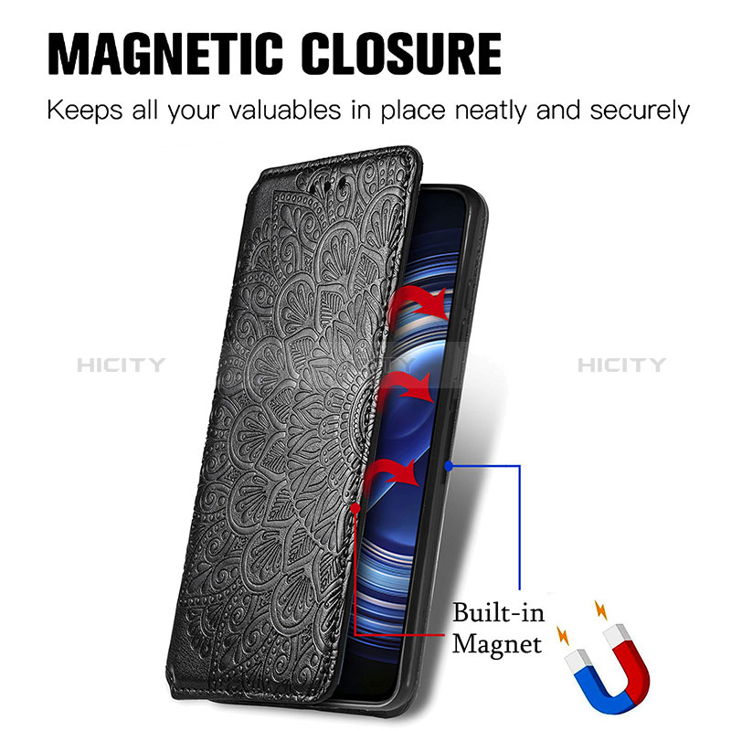 Coque Portefeuille Motif Fantaisie Livre Cuir Etui Clapet S01D pour Xiaomi Redmi K50 Pro 5G Plus