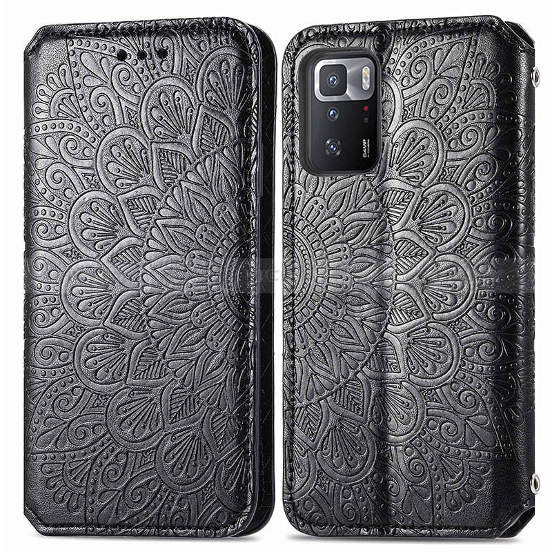 Coque Portefeuille Motif Fantaisie Livre Cuir Etui Clapet S01D pour Xiaomi Redmi Note 10 Pro 5G Plus