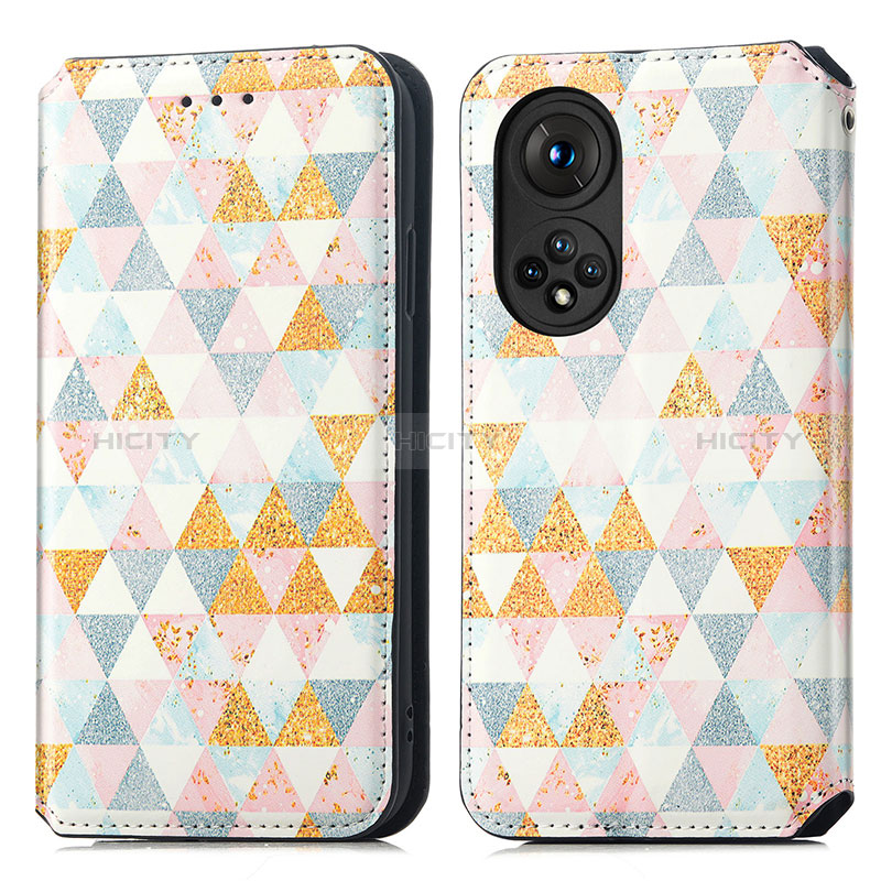 Coque Portefeuille Motif Fantaisie Livre Cuir Etui Clapet S02D pour Huawei Honor 50 5G Plus