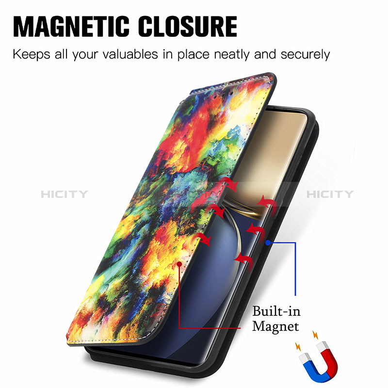 Coque Portefeuille Motif Fantaisie Livre Cuir Etui Clapet S02D pour Huawei Honor Magic3 Pro 5G Plus