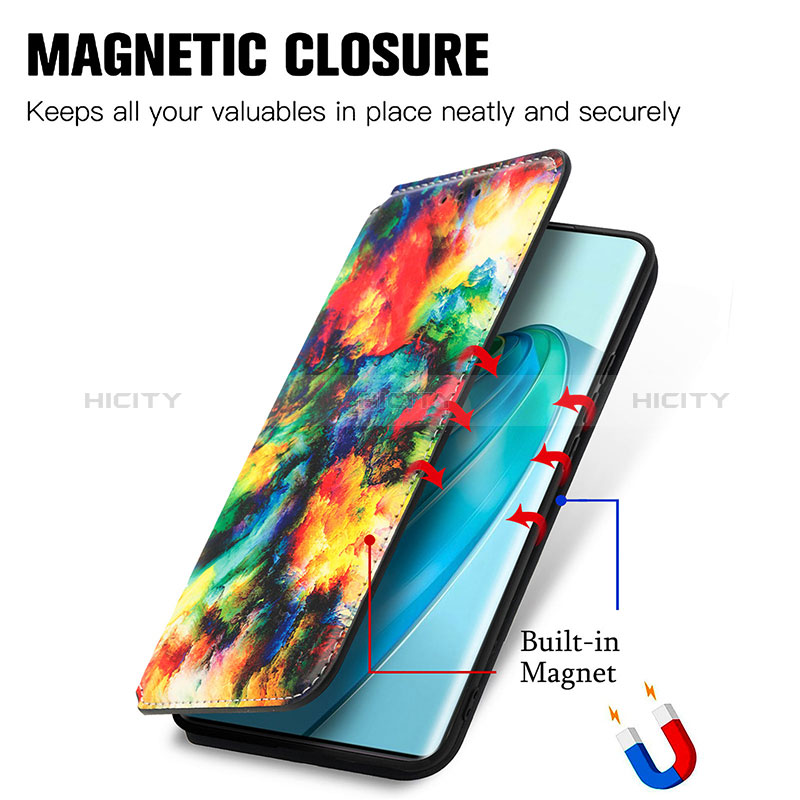 Coque Portefeuille Motif Fantaisie Livre Cuir Etui Clapet S02D pour Huawei Honor Magic5 Lite 5G Plus