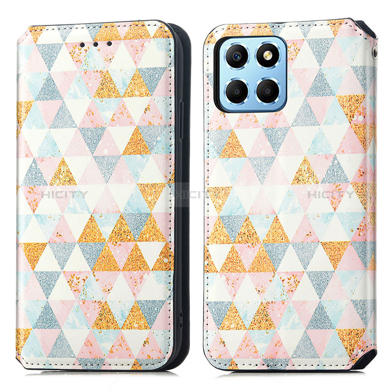 Coque Portefeuille Motif Fantaisie Livre Cuir Etui Clapet S02D pour Huawei Honor X6 5G Plus