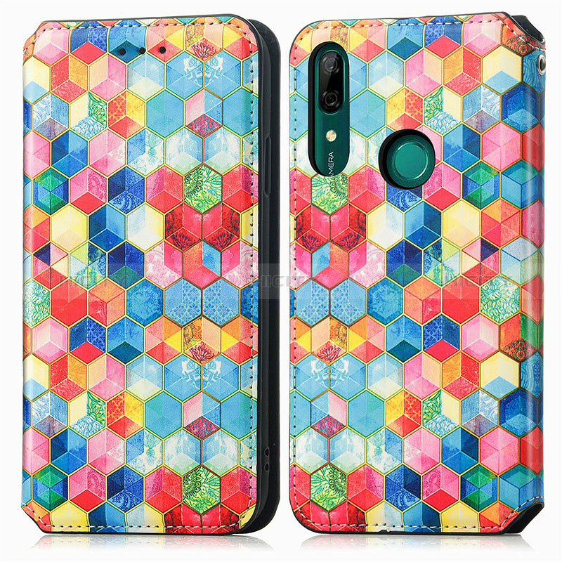 Coque Portefeuille Motif Fantaisie Livre Cuir Etui Clapet S02D pour Huawei P Smart Z (2019) Plus