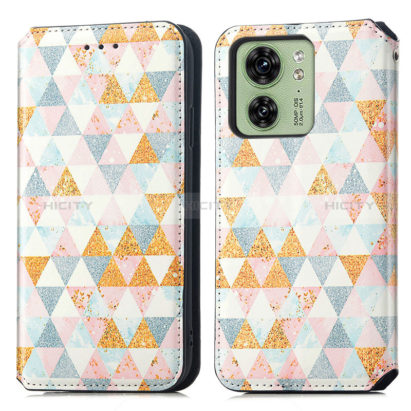 Coque Portefeuille Motif Fantaisie Livre Cuir Etui Clapet S02D pour Motorola Moto Edge (2023) 5G Plus