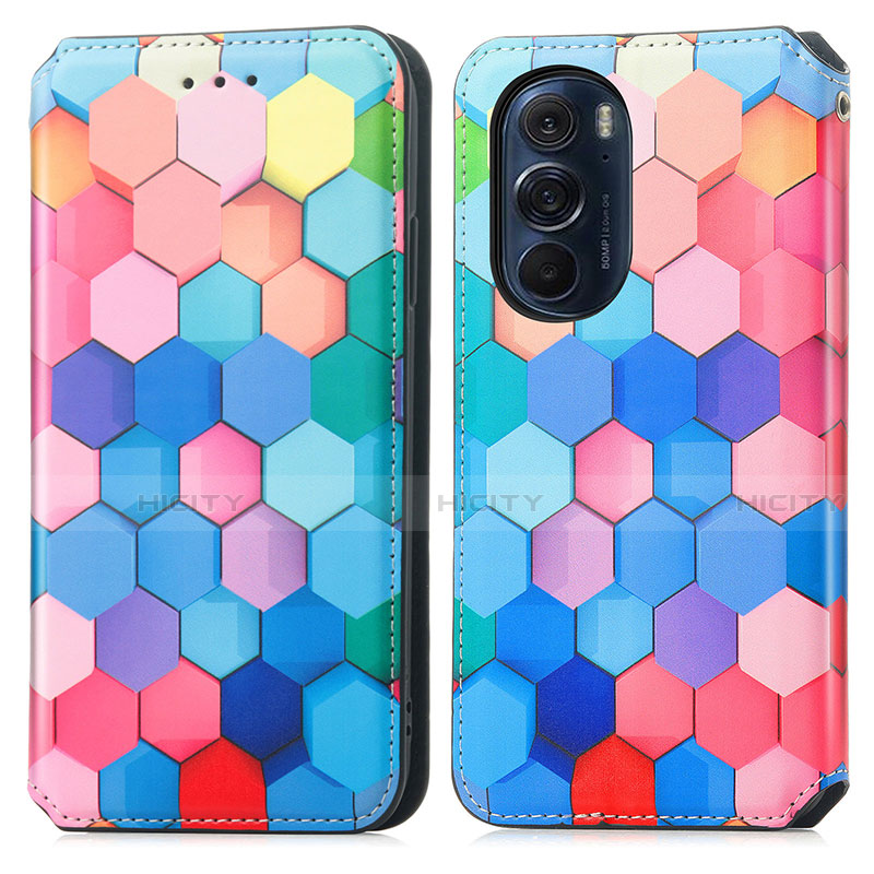 Coque Portefeuille Motif Fantaisie Livre Cuir Etui Clapet S02D pour Motorola Moto Edge 30 Pro 5G Plus