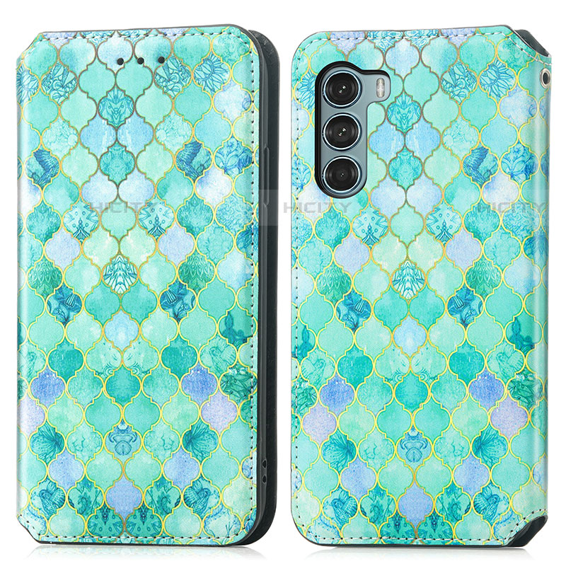 Coque Portefeuille Motif Fantaisie Livre Cuir Etui Clapet S02D pour Motorola Moto Edge S30 5G Plus