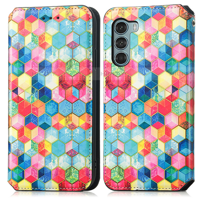 Coque Portefeuille Motif Fantaisie Livre Cuir Etui Clapet S02D pour Motorola Moto Edge S30 5G Plus