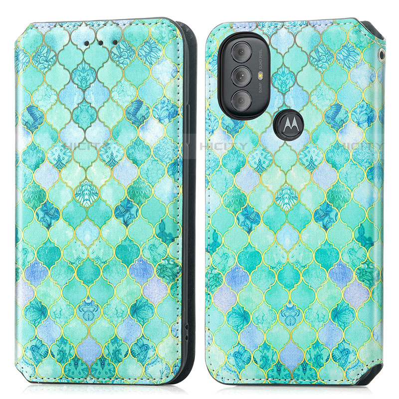 Coque Portefeuille Motif Fantaisie Livre Cuir Etui Clapet S02D pour Motorola Moto G Power (2022) Plus