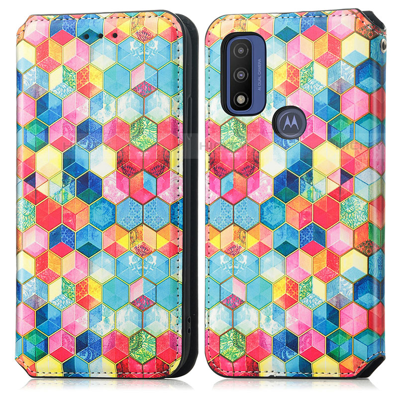 Coque Portefeuille Motif Fantaisie Livre Cuir Etui Clapet S02D pour Motorola Moto G Pure Plus