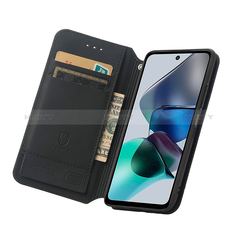 Coque Portefeuille Motif Fantaisie Livre Cuir Etui Clapet S02D pour Motorola Moto G13 Plus