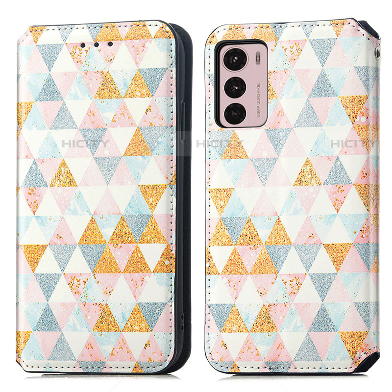 Coque Portefeuille Motif Fantaisie Livre Cuir Etui Clapet S02D pour Motorola Moto G42 Plus