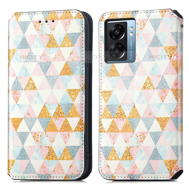 Coque Portefeuille Motif Fantaisie Livre Cuir Etui Clapet S02D pour OnePlus Nord N300 5G Blanc Plus