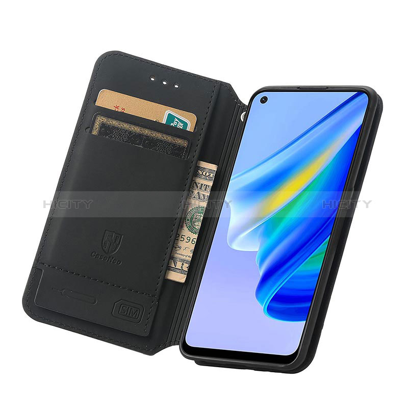 Coque Portefeuille Motif Fantaisie Livre Cuir Etui Clapet S02D pour Oppo A95 4G Plus