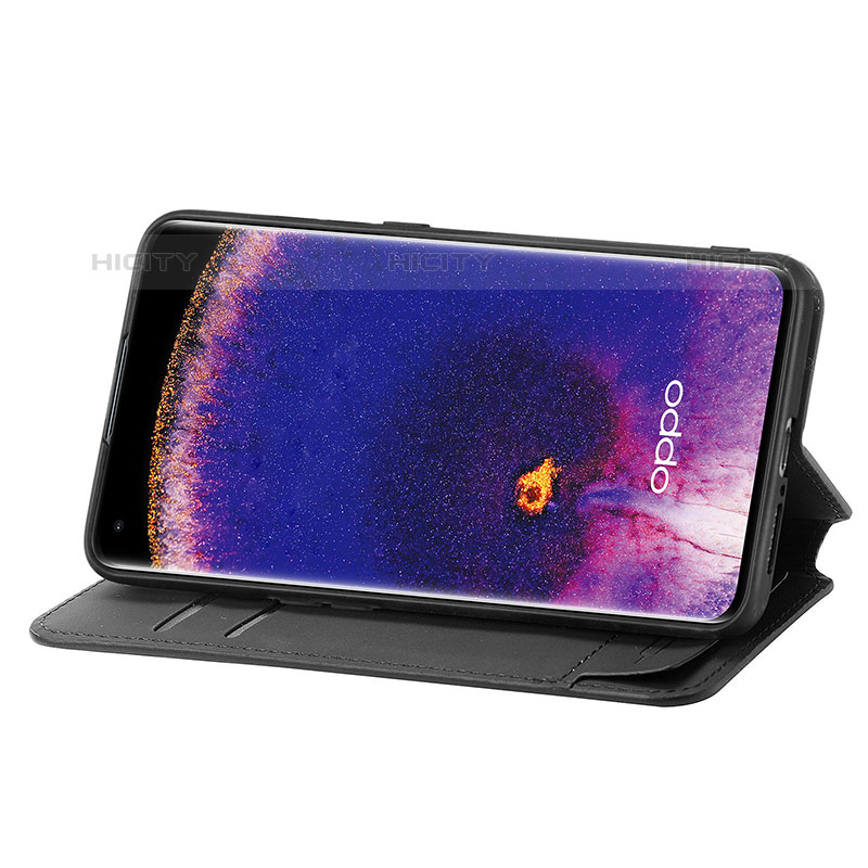 Coque Portefeuille Motif Fantaisie Livre Cuir Etui Clapet S02D pour Oppo Find X5 Pro 5G Plus