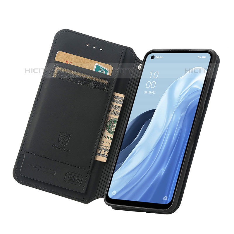 Coque Portefeuille Motif Fantaisie Livre Cuir Etui Clapet S02D pour Oppo Reno7 A Plus