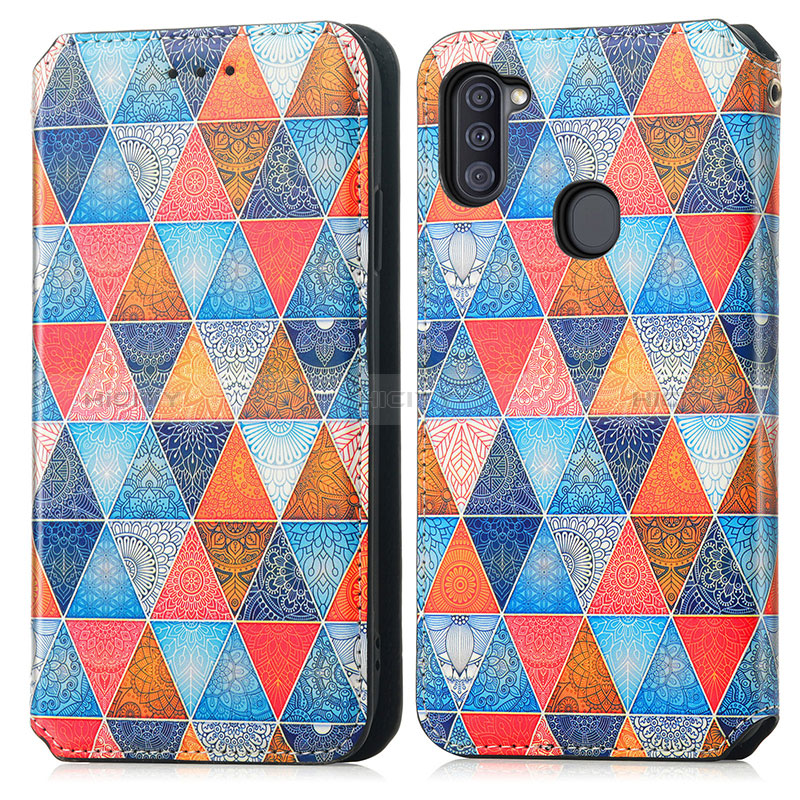 Coque Portefeuille Motif Fantaisie Livre Cuir Etui Clapet S02D pour Samsung Galaxy A11 Plus