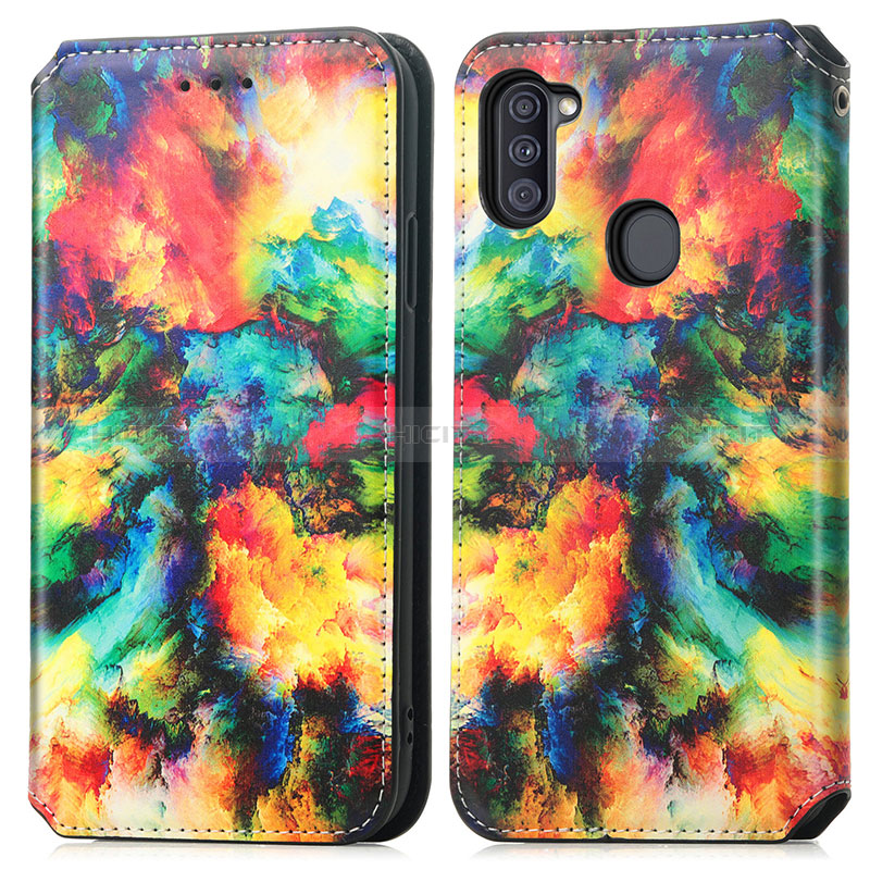 Coque Portefeuille Motif Fantaisie Livre Cuir Etui Clapet S02D pour Samsung Galaxy A11 Plus