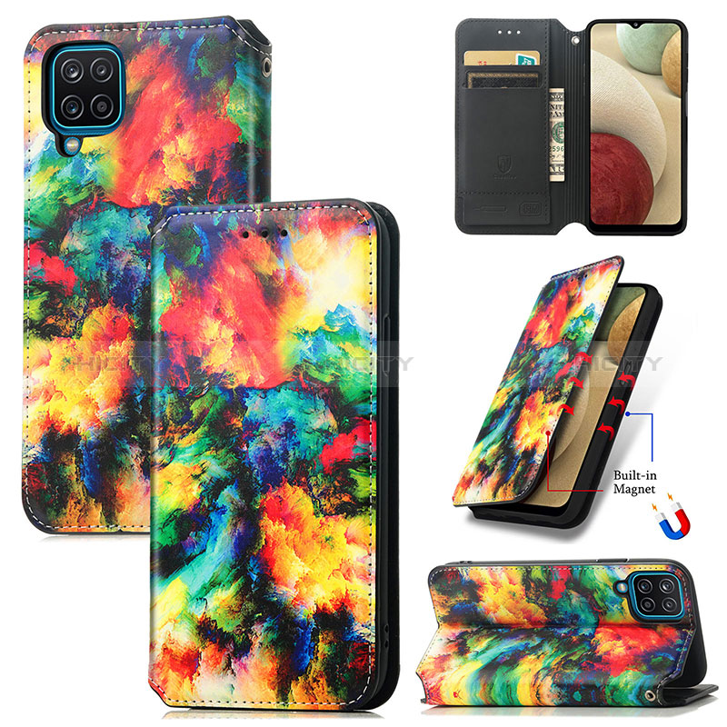 Coque Portefeuille Motif Fantaisie Livre Cuir Etui Clapet S02D pour Samsung Galaxy A12 5G Plus