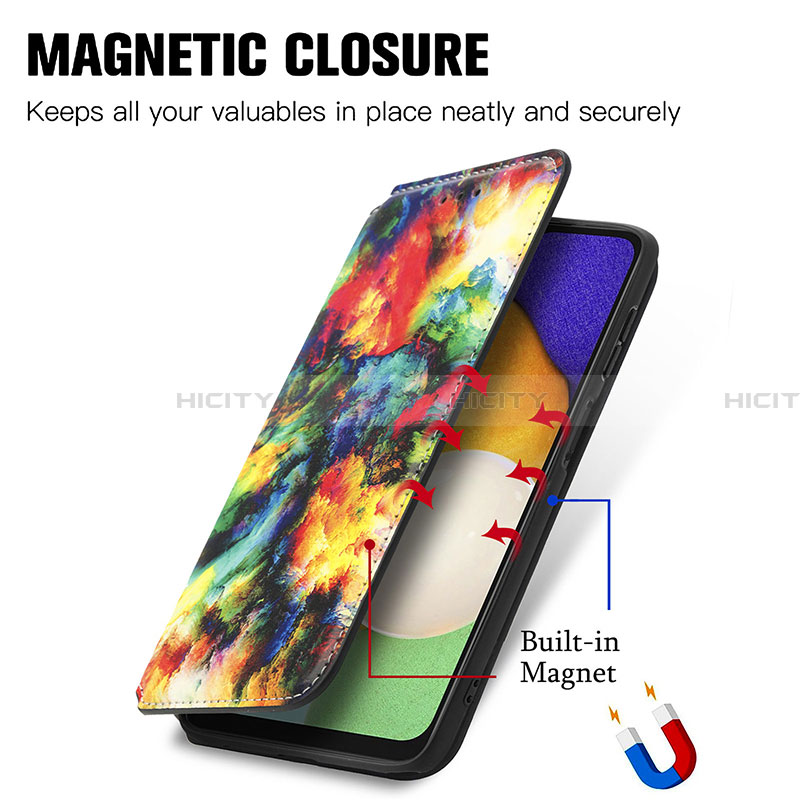 Coque Portefeuille Motif Fantaisie Livre Cuir Etui Clapet S02D pour Samsung Galaxy A13 5G Plus