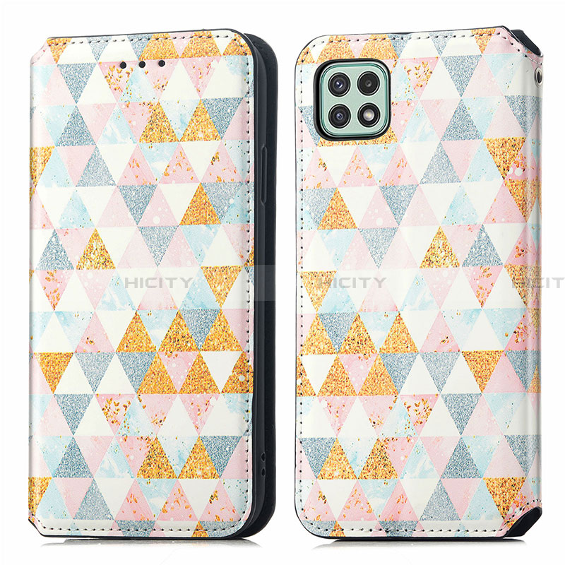 Coque Portefeuille Motif Fantaisie Livre Cuir Etui Clapet S02D pour Samsung Galaxy A22 5G Plus