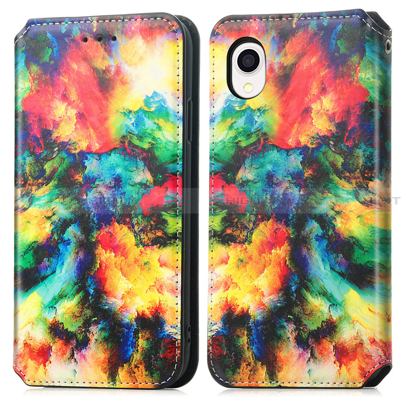 Coque Portefeuille Motif Fantaisie Livre Cuir Etui Clapet S02D pour Samsung Galaxy A22 5G SC-56B Plus