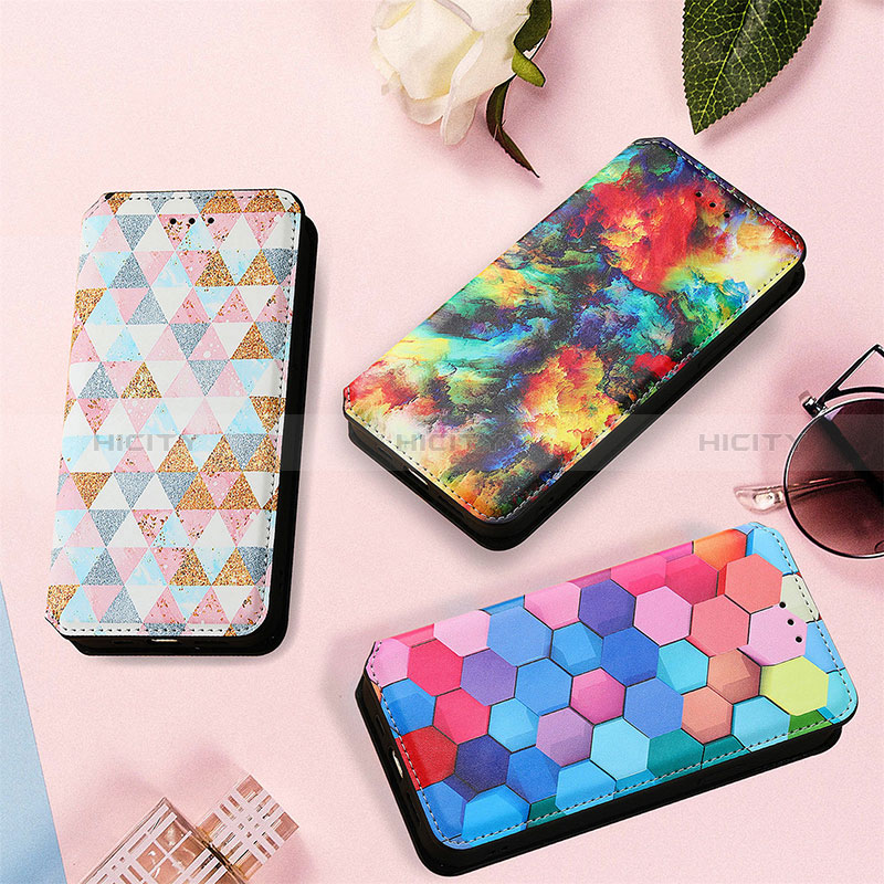 Coque Portefeuille Motif Fantaisie Livre Cuir Etui Clapet S02D pour Samsung Galaxy A22s 5G Plus