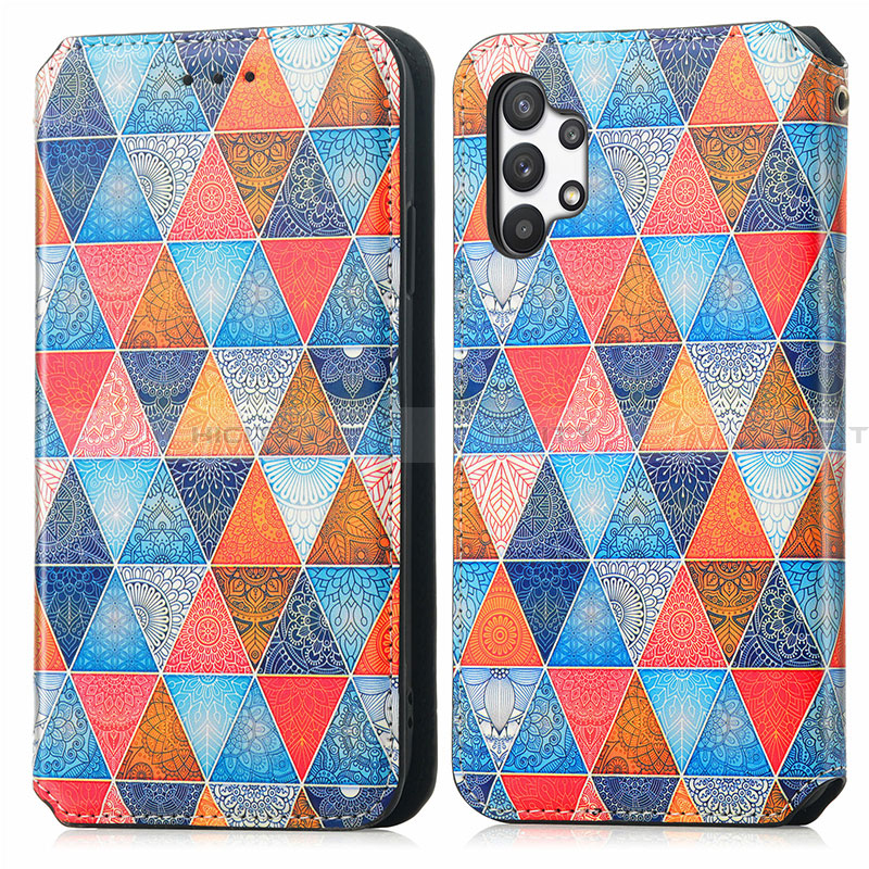 Coque Portefeuille Motif Fantaisie Livre Cuir Etui Clapet S02D pour Samsung Galaxy A32 5G Plus