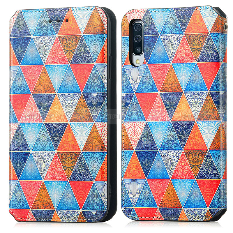 Coque Portefeuille Motif Fantaisie Livre Cuir Etui Clapet S02D pour Samsung Galaxy A50S Plus