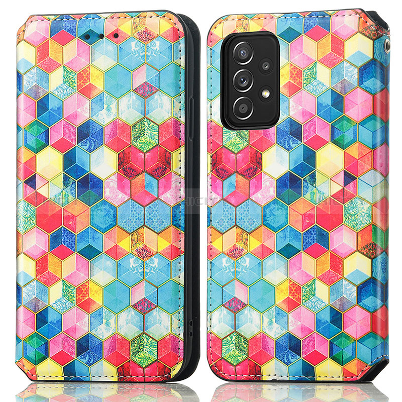 Coque Portefeuille Motif Fantaisie Livre Cuir Etui Clapet S02D pour Samsung Galaxy A52s 5G Plus