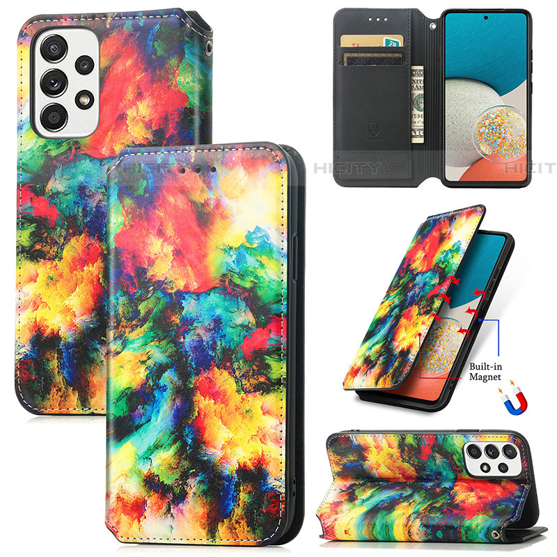 Coque Portefeuille Motif Fantaisie Livre Cuir Etui Clapet S02D pour Samsung Galaxy A53 5G Plus