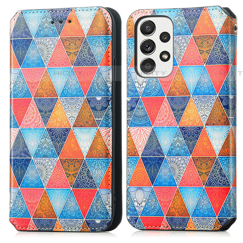 Coque Portefeuille Motif Fantaisie Livre Cuir Etui Clapet S02D pour Samsung Galaxy A53 5G Plus